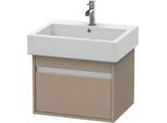 Duravit Ketho Waschtisch-Unterschrank KT668607575 55 x 44 cm, leinen, 1 Auszug, wandhängend