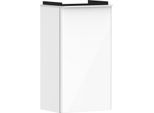 hansgrohe Xelu Q Waschtischunterschrank 54015700 340x605x245mm, für Handwaschbecken, rechts, weiß hochglanz, mattweiß