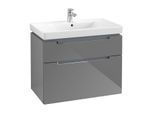 Villeroy & Boch Subway 2.0 Unterschrank A91410FP XXL, 78,7 x 59 x 44,9 cm, Glossy Grey