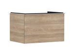 hansgrohe Xelu Q Waschtischunterschrank 54056000 780x485x550mm, mit Schubkasten, Eiche Natur, chrom