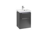 Villeroy & Boch Subway 2.0 Waschtisch-Unterschrank A90610PD 44x59x35,2cm, 2 Auszüge, Griff chrom, black matt lacquer