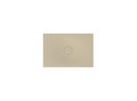 Bette BetteAir Duschfliese 7353-424T2 1200 x 800 mm, sand, Rechteck, glasierter Titan-Stahl, mit Minimum-Täger