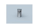 Bertrams Polyline LAS Rohr 42RL1000-A60 1000 mm, DN 60/100, außen, Edelstahl