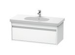 Duravit Ketho Waschtisch-Unterschrank KT666801818 100 x 45,5 cm, weiß matt, 1 Auszug, wandhängend