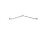 Hewi System 900 Duschhandlauf 900.35.13440 Edelstahl verchromt, 765 x 765 mm, Ausführung links