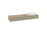 Villeroy & Boch Antao Waschtischunterschrank 1600x190x500mm K16111HK mit Struktur FK/AP: HK/1