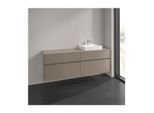 Villeroy und Boch Collaro Waschtischunterschrank C07900VM 160x54,8x50cm, Waschtisch rechts, taupe