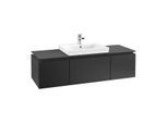 Villeroy & Boch Legato Waschtischunterschrank B68400PD 140x38x50cm, Black Matt Lacquer