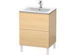 Duravit L-Cube Waschtisch-Unterschrank LC662507171 62 x 48,1 cm, mediterane eiche, 2 Auszüge, stehend