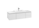 Villeroy & Boch Legato Waschtischunterschrank B68400DH 140x38x50cm, Glossy White