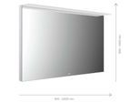 Emco Mi 200 LED-Lichtspiegel 102080010000100 800 x 1000 mm, mit Acryl-Lichtsegel