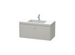 Duravit Brioso c-bonded Waschtisch mit Unterbau BR4602O0707, 100x48cm, Betongrau Matt, 1 Hahnloch