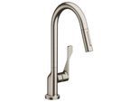 Axor Citterio Küchenarmatur 39835800 mit Ausziehbrause, Edelstahl-optik