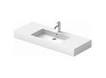 Duravit Möbelwaschtisch Vero 125 x 49 cm, weiss, 1 Hahnloch, für Metallkonsole