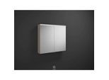 Burgbad Eqio Spiegelschrank SPGS090F2632 90 x 80 x 17 cm, Eiche Dekor Flanelle