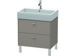 Duravit Brioso Waschtischunterbau BR443404343 684x459mm, Basalt Matt, 2 Auszüge