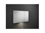 Burgbad Eqio Spiegelschrank SPGT120LF2009 120 x 80 x 17 cm, links, Weiß Hochglanz