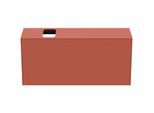 Ideal Standard Conca Waschtisch-Unterschrank T3938Y3 mit Ausschnitt, 1 Auszug, 120x37x55 cm, rechts/links, Sunset matt lackiert