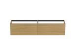 Ideal Standard Conca Waschtisch-Unterschrank T4336Y6 240x50,5x54cm, ohne Waschtisch-Platte, 4 Auszüge, Eiche hell Furnier