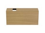 Ideal Standard Conca Waschtisch-Unterschrank T3938Y6 mit Ausschnitt, 1 Auszug, 120x37x55 cm, rechts/links, Eiche hell Furnier