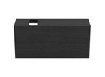 Ideal Standard Conca Waschtisch-Unterschrank T3950Y4 mit Ausschnitt, 2 Auszüge, 120x37x55 cm, rechts/links, Eiche geflammt Furnier