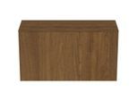Ideal Standard Conca Waschtisch-Unterschrank T4319Y5 ohne Ausschnitt, 1 Auszug, 100 x 37 x 55 cm, Walnuss dunkel Furnier