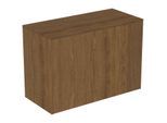Ideal Standard Conca Waschtisch-Unterschrank T4318Y5 ohne Ausschnitt, 1 Auszug, 80 x 37 x 55 cm, Walnuss dunkel Furnier