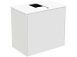 Ideal Standard Conca Waschtisch-Unterschrank T3934Y1 mit Ausschnitt, 1 Auszug, 60x37x55 cm, mittig, Weiß matt lackiert