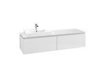 Villeroy & Boch Legato Waschtischunterschrank B68800DH 160x38x50cm, Glossy White