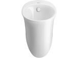 Duravit White Tulip Absaug-Urinal 2817302007 32x34cm, Zulauf von hinten, Abgang waagerecht, mit Fliege, weiß HygieneGlaze