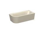 Bette BetteStarlet V Silhouette Badewanne 6700-001CELVK pergamon, 185x85x42cm, mit Schürze