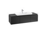 Villeroy & Boch Legato Waschtischunterschrank B69800PD 140x38x50cm, Black Matt Lacquer