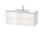 Duravit Brioso Waschtischunterschrank BR410402222 1220x553 mm, Weiß Hochglanz, 2 Auszüge