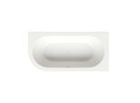 Bette BetteStarlet V Silhouette Badewanne 6720-440CELVK snow, 195x95x42cm, mit Schürze