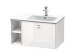 Duravit Brioso Waschtischunterschrank BR401401022 820x479mm, Weiß Hochgl., Regal rechts, Griff Chrom