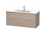 Duravit Brioso Waschtischunterbau BR4104010031 1220x553 mm, Pine Silver/Chrom, 2 Auszüge