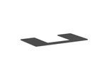 hansgrohe Xilesa E Konsole 54270760 Ausschnitt mittig, 980 x 550 mm, schiefergrau matt