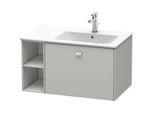 Duravit Brioso Waschtischunterbau BR401400707 820x479mm, Betongrau Matt, Regal rechts