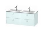 Duravit Brioso Waschtischunterbau BR410600909 1290x553 mm, Lichtblau Matt, 4 Auszüge