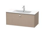Duravit Brioso Waschtischunterbau BR400301075 1020x479mm, Leinen, 1 Auszug, Griff Chrom