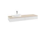 Villeroy & Boch Antao Waschtischunterschrank 1600x190x500mm L15153GF mit Beleuchtung mit Struktur FK/AP: GF/3