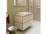 hansgrohe Xilesa E Waschtischunterschrank 54301780 2 Schubkästen ohne PushOpen, 980 x 550 mm, sandbeige matt