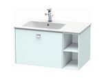 Duravit Brioso Waschtischunterbau BR401201009 820x479mm, Lichtblau Matt/Chrom, Regal links