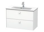 Duravit Brioso Waschtischunterschrank BR411101818 Compact 820x553 mm, Weiß Matt, 2 Auszüge