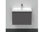 Duravit D-Neo Waschtisch-Unterschrank DE425404949 63,4 x 45,2 cm, Graphit Matt, wandhängend, 1 Auszug