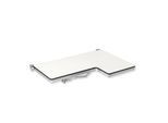 Hewi System 900 Duschklappsitz 900.51.208XA 842 x 538 mm, links, L-förmig, matt geschliffen