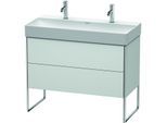 Duravit XSquare Waschtisch-Unterschrank XS444403636 98,4x49,1x46cm, 2 Auszüge, weiß seidenmatt