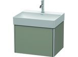 Duravit XSquare Waschtisch-Unterschrank XS406109292 58,4x39,7x46cm, 1 Auszug, Steingrau seidenmatt