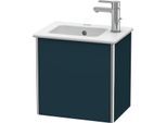 Duravit XSquare Waschtisch-Unterschrank XS4170R9898 58,4x49,1x39cm, Tür rechts, Nachtblau seidenmatt
