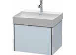 Duravit XSquare Waschtisch-Unterschrank XS406109797 58,4x39,7x46cm, 1 Auszug, Lichtblau seidenmatt